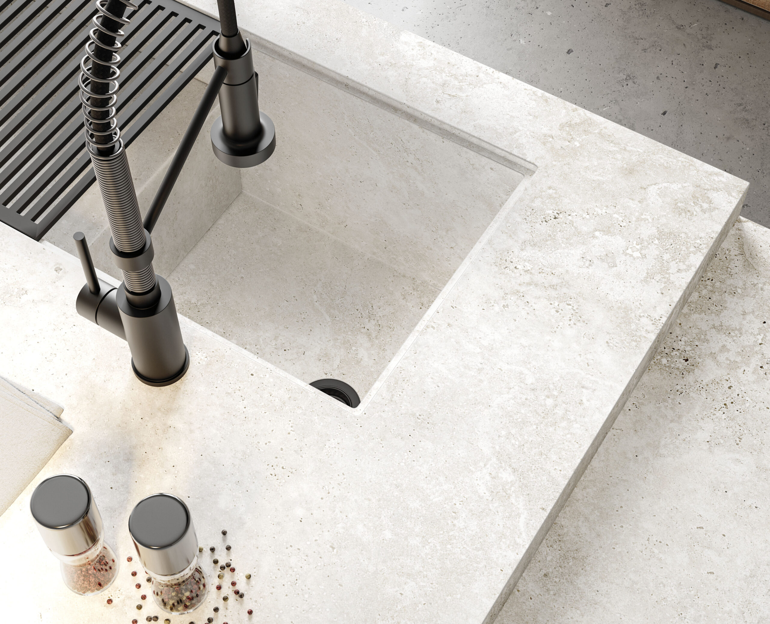 Travertino Cross White-ambiente